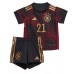 Fotballdrakt Barn Tyskland Ilkay Gundogan #21 Bortedraktsett VM 2022 Kortermet (+ Korte bukser)